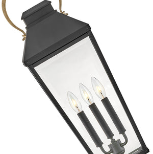 Dawson 3L Post Top Lantern - 17501BK