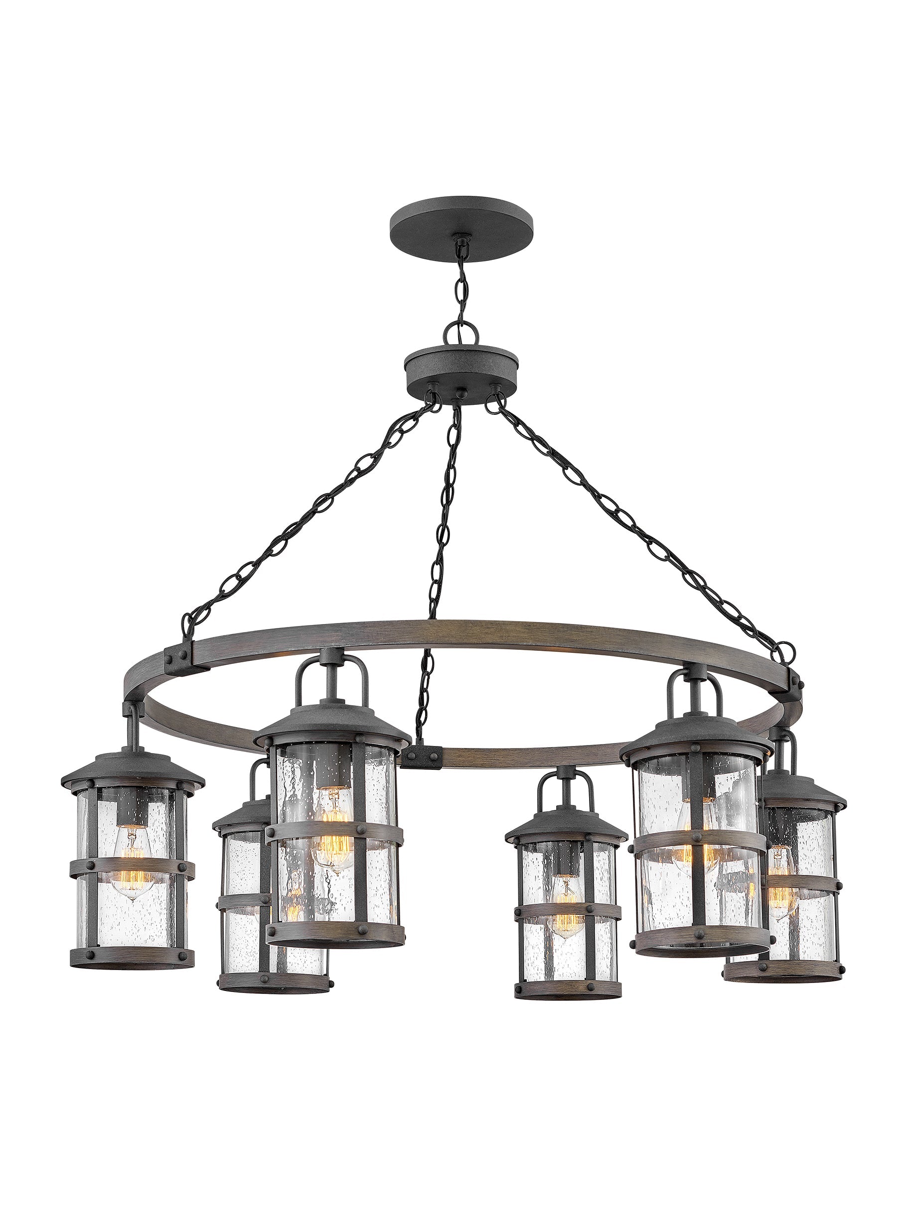 Lakehouse 6L outdoor chandelier - 2689DZ