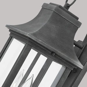 Adair 1L Outdoor Lantern, Aged Zinc - 2935DZ