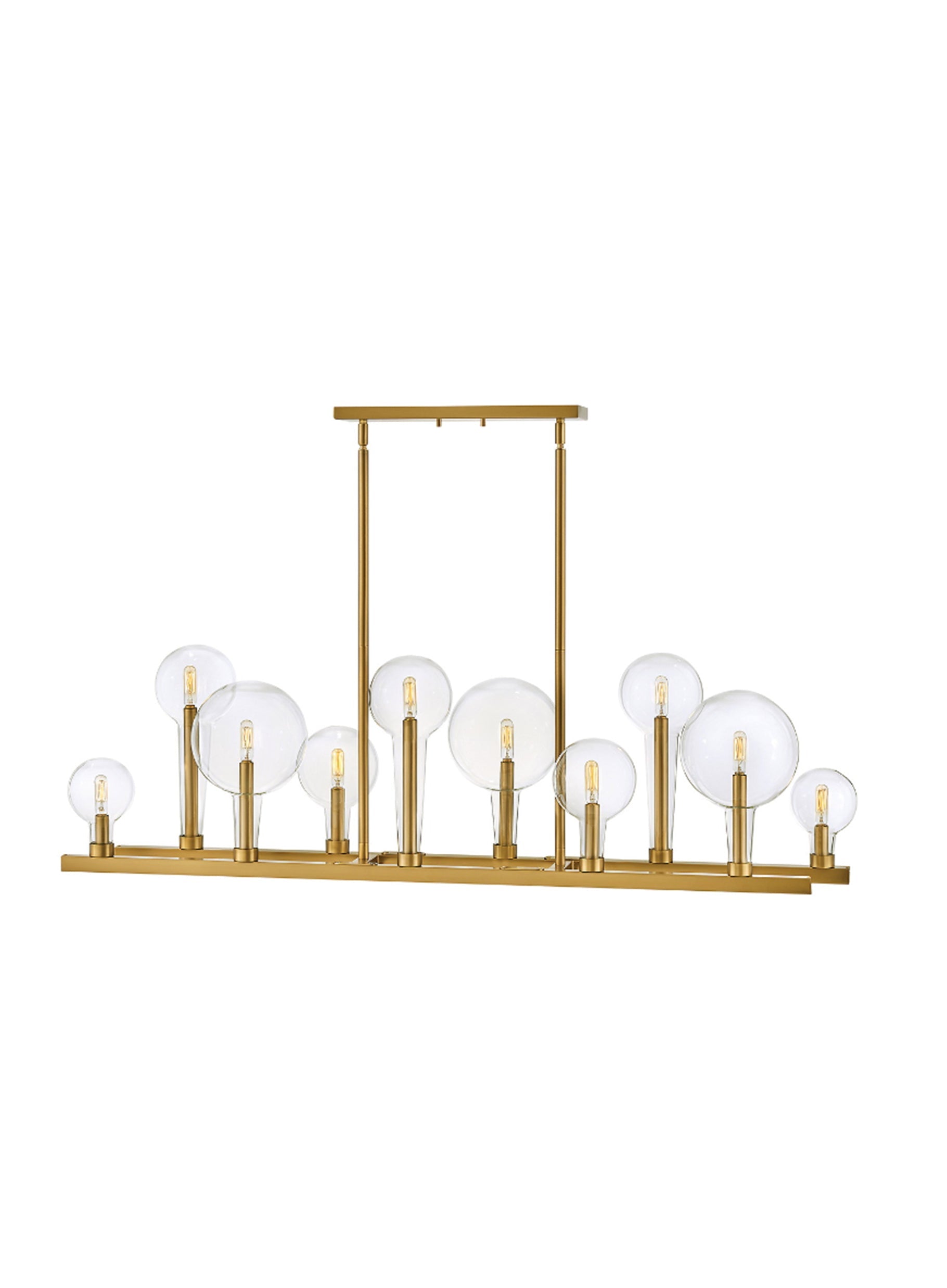 Alchemy 10L linear chandelier - 30528LCB