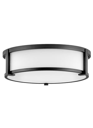 Lowell 3L medium flush mount - 3243BK