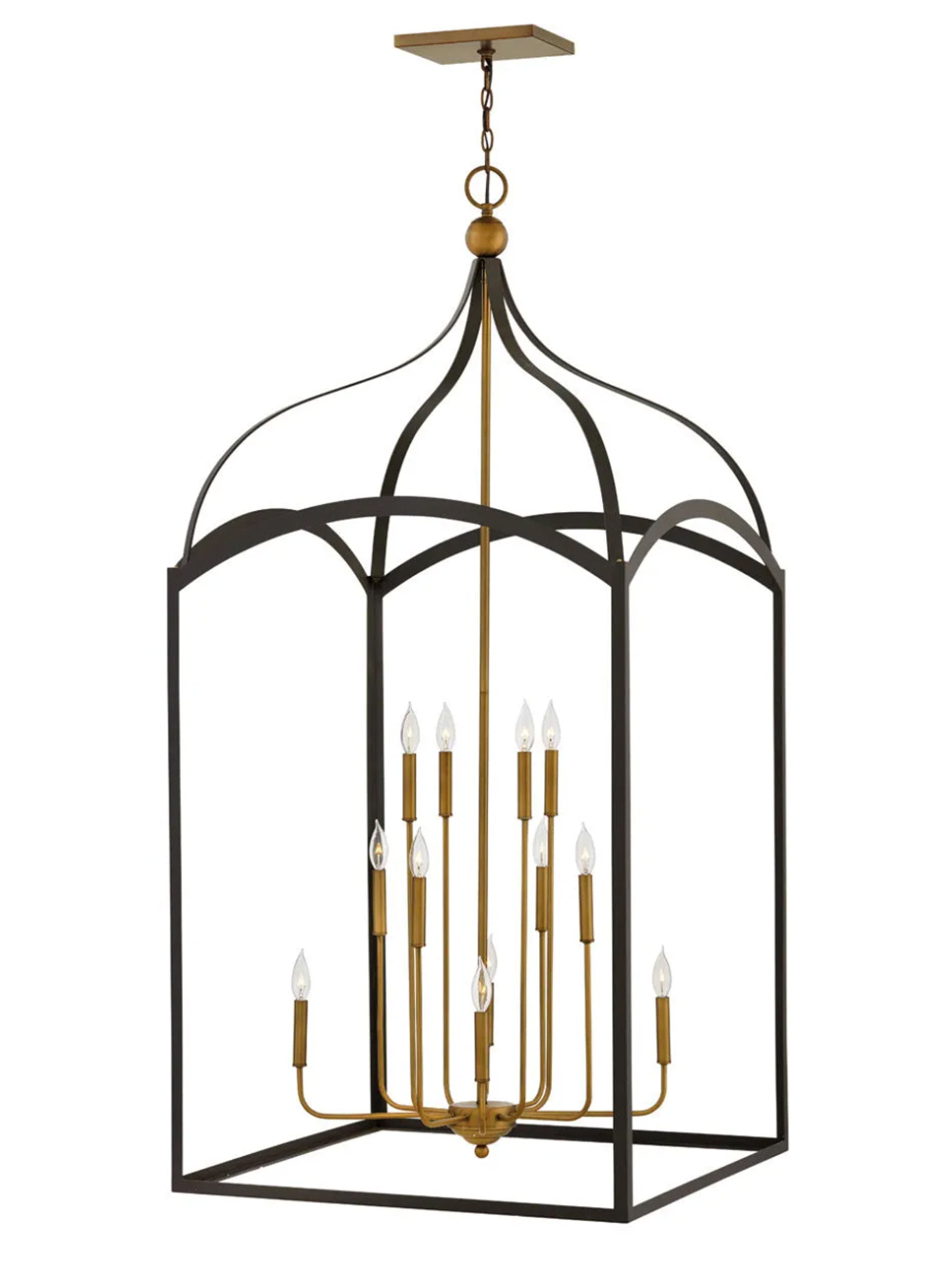 Clarendon 12L Extra Large Chandelier - 3419BZ