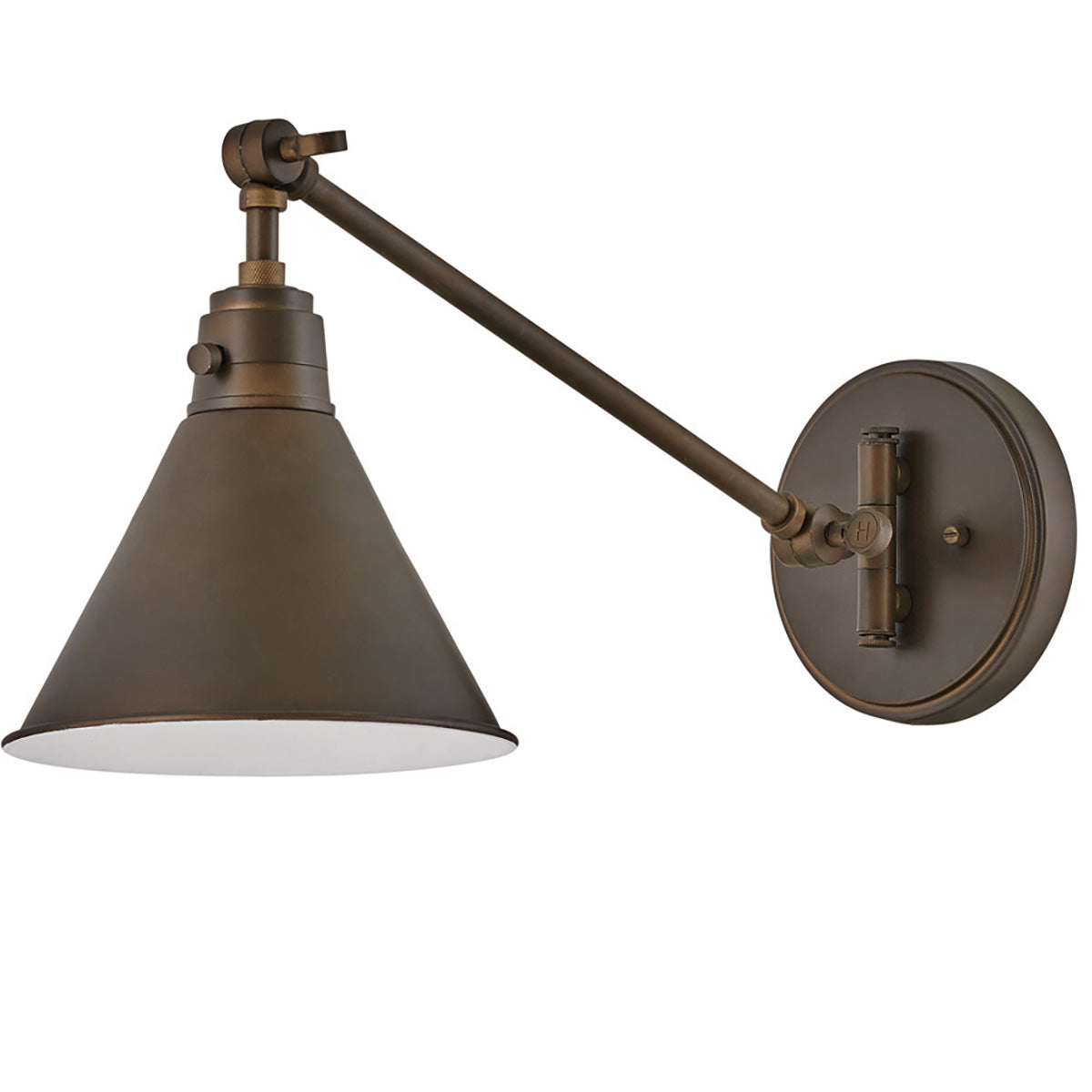 Arti 1L swing-arm wall sconce - 3690OB