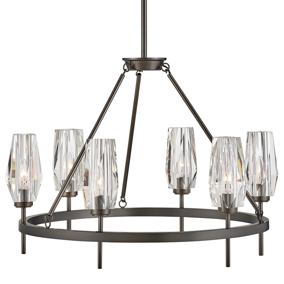 Ana 6L medium chandelier - 38255BX