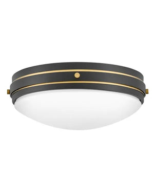 Oliver 3L Medium Flush Mount - 39053BK