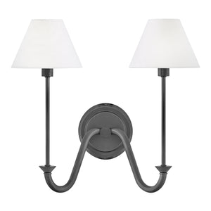 Greta 2L wall sconce - 45162BLB