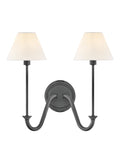 Greta 2L wall sconce - 45162BLB