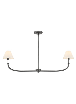 Greta 2L linear chandelier - 45164BLB