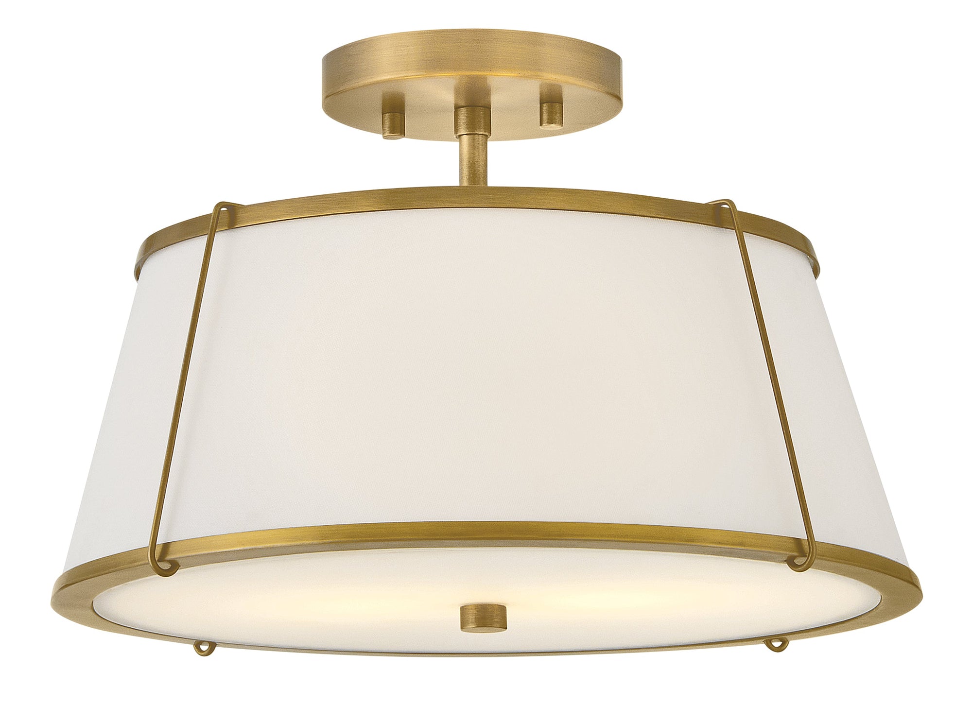 Clarke 2L semi flush mount-4893LDB-OW