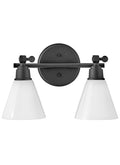 Arti 2L vanity wall sconce - 51182BK