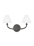 Greta 2L wall sconce - 52492BLB-OP