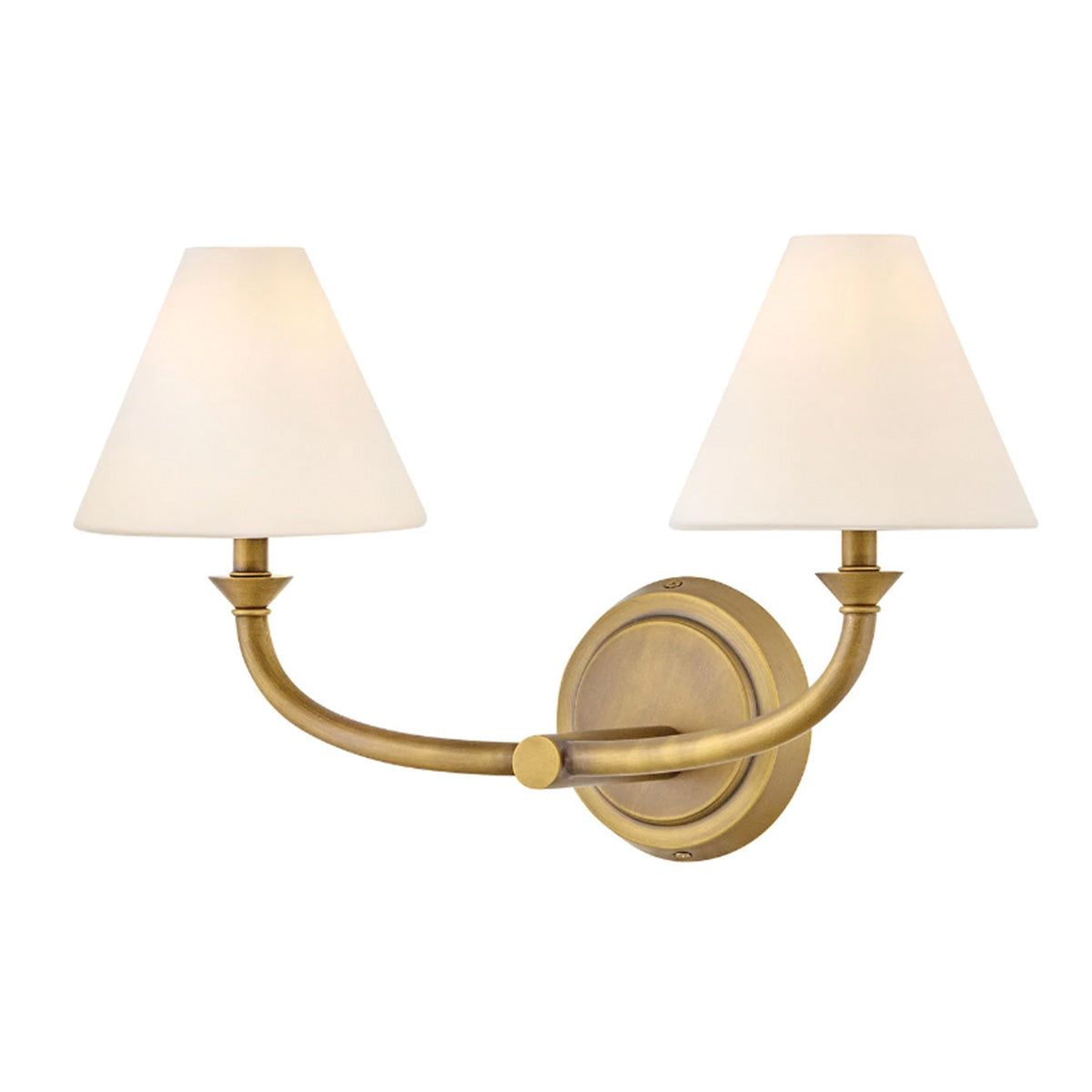 Greta 2L wall sconce - 52492HB-OP