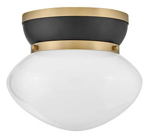 Lucy 1L flush mount - 83601BK-LCB