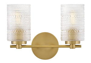 Mabel 2L wall sconce - 85572LCB