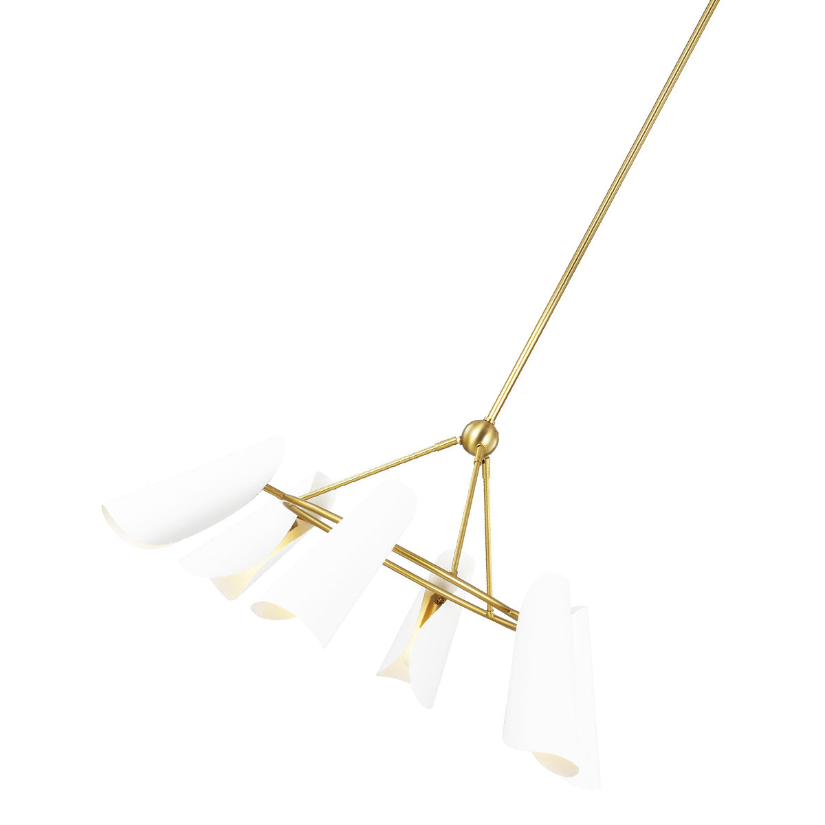 Tresa 6L chandelier - AEC1036BBSMWT