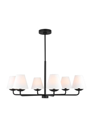 Albion 6L chandelier - DJC1186MBK