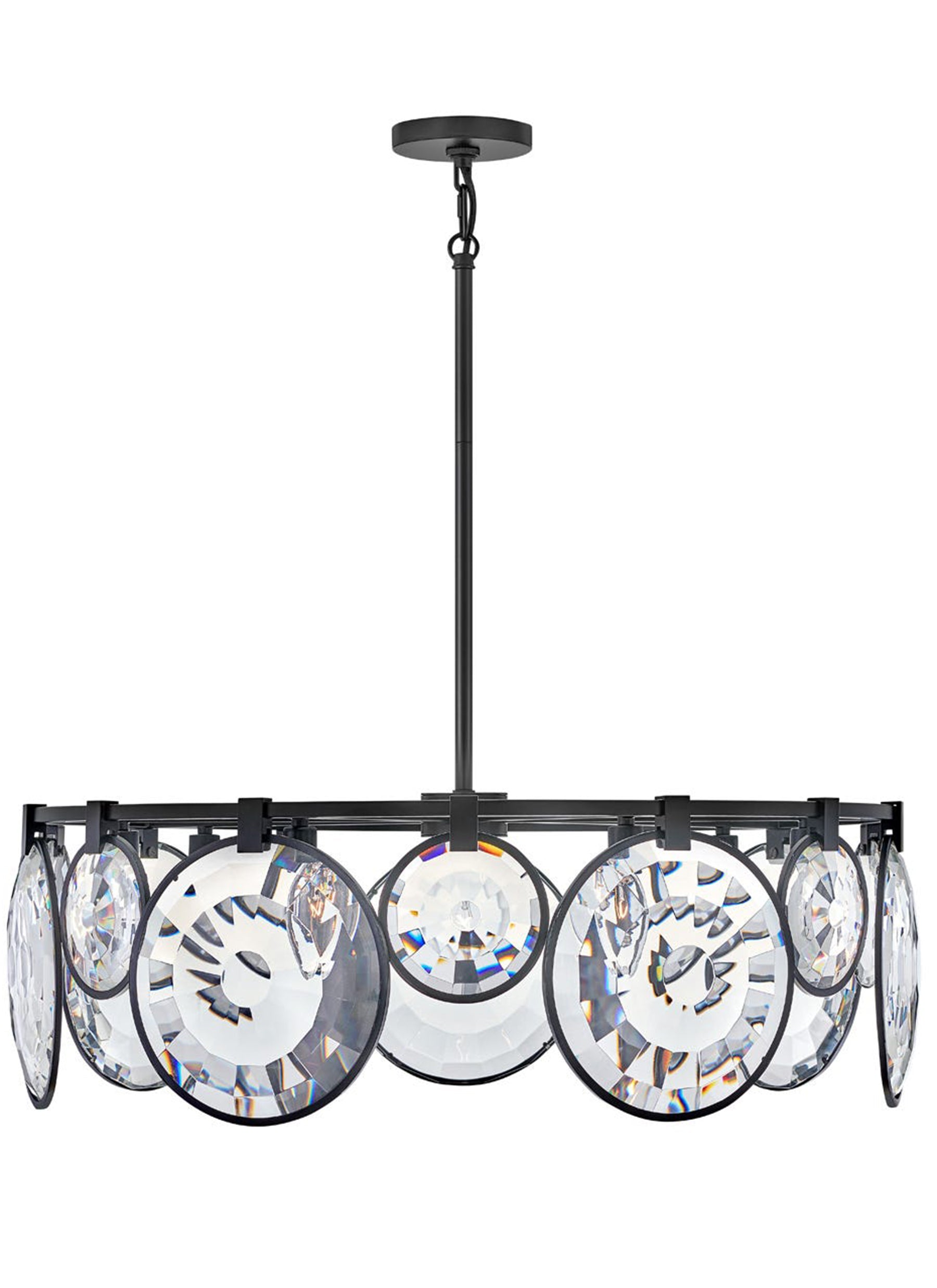 Nala 7L medium chandelier - FR31265BLK