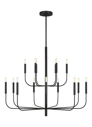 Brianna 15L two tier chandelier - EC10015AI