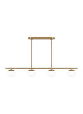 Lune 4L linear chandelier (med) - EC1264BBS