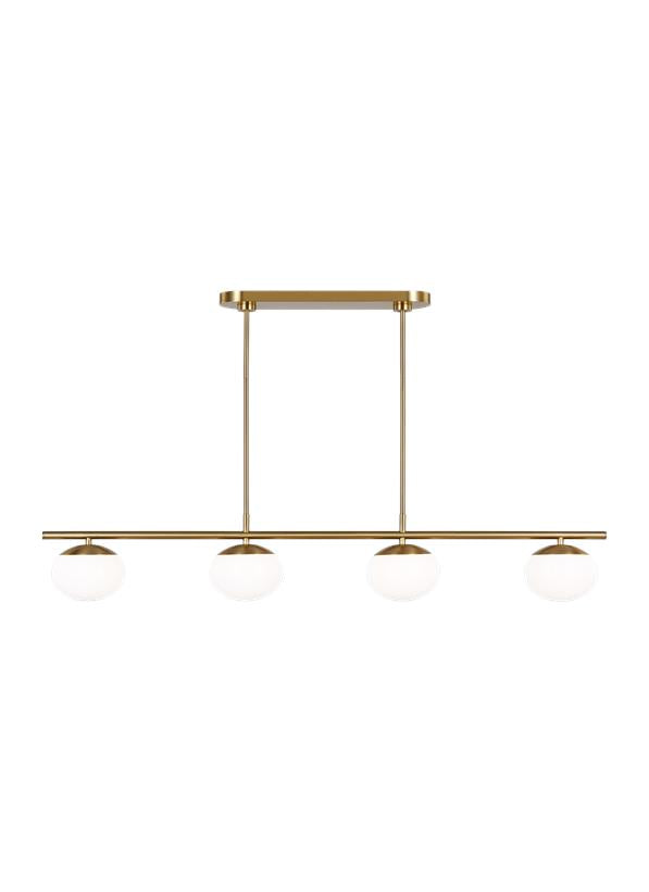 Lune 4L linear chandelier (med) - EC1264BBS