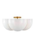 Cheverny 4L semi-flush mount - LXF1004BBS