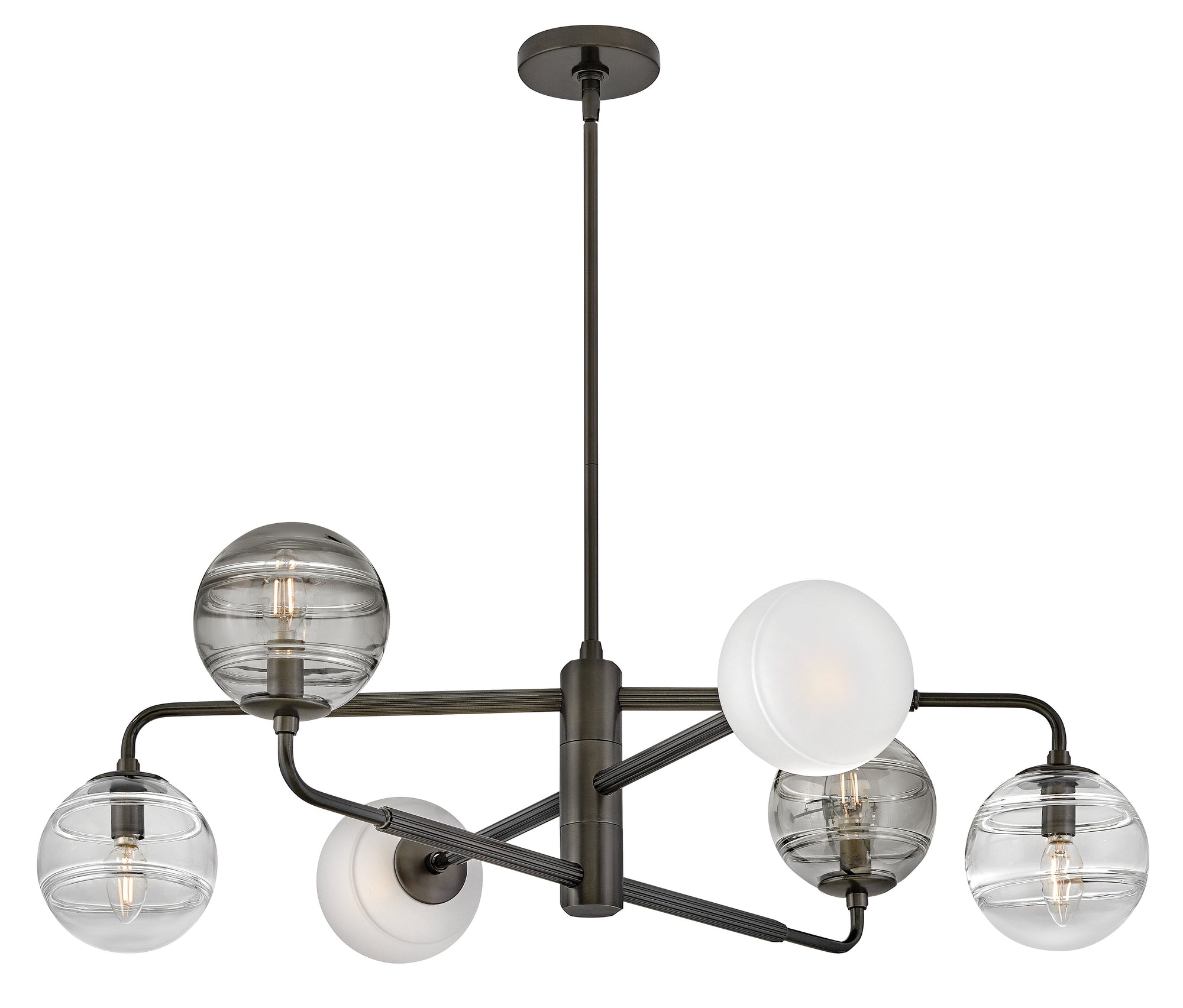 Oberon 6L chandelier - FR30506BX