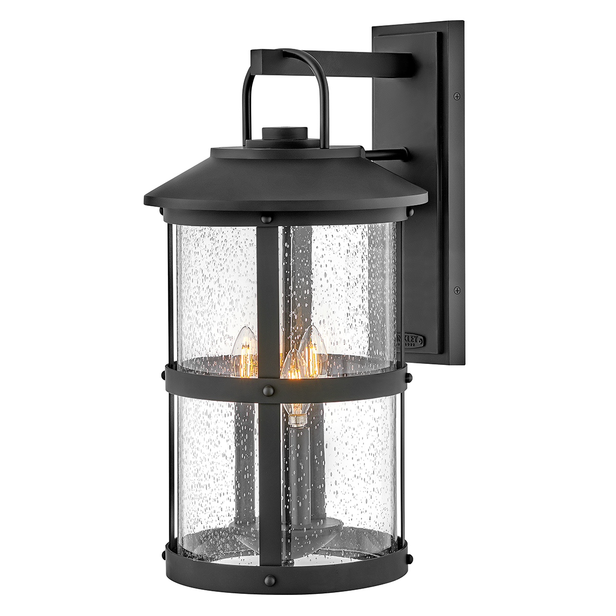 Lakehouse 3L outdoor wall lantern -2688BK